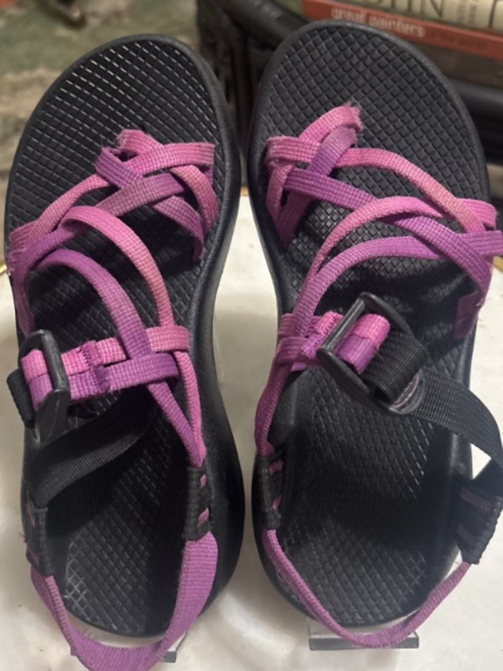 Chaco Z/Cloud Sandals Women's Size 6 Purple Adjustable Hiking Comfort Vibram